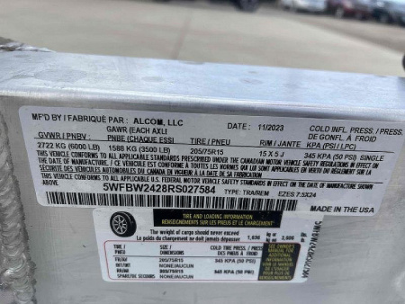 New 2024 Ez-Hauler7.5X29 Enclosed Snowmobile Trailer - 584