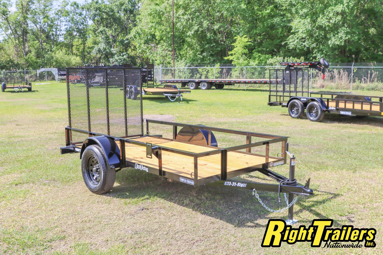 New 2025 5X10 Triple Crown Utility Trailer