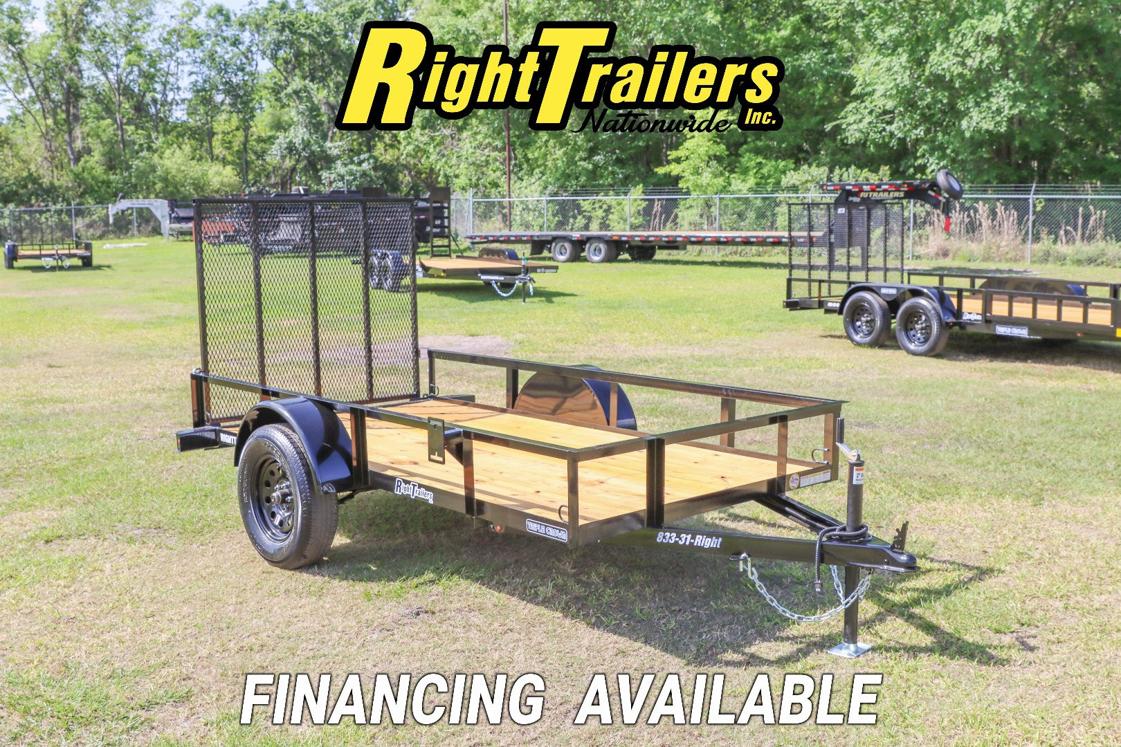 New 2025 5X10 Triple Crown Utility Trailer
