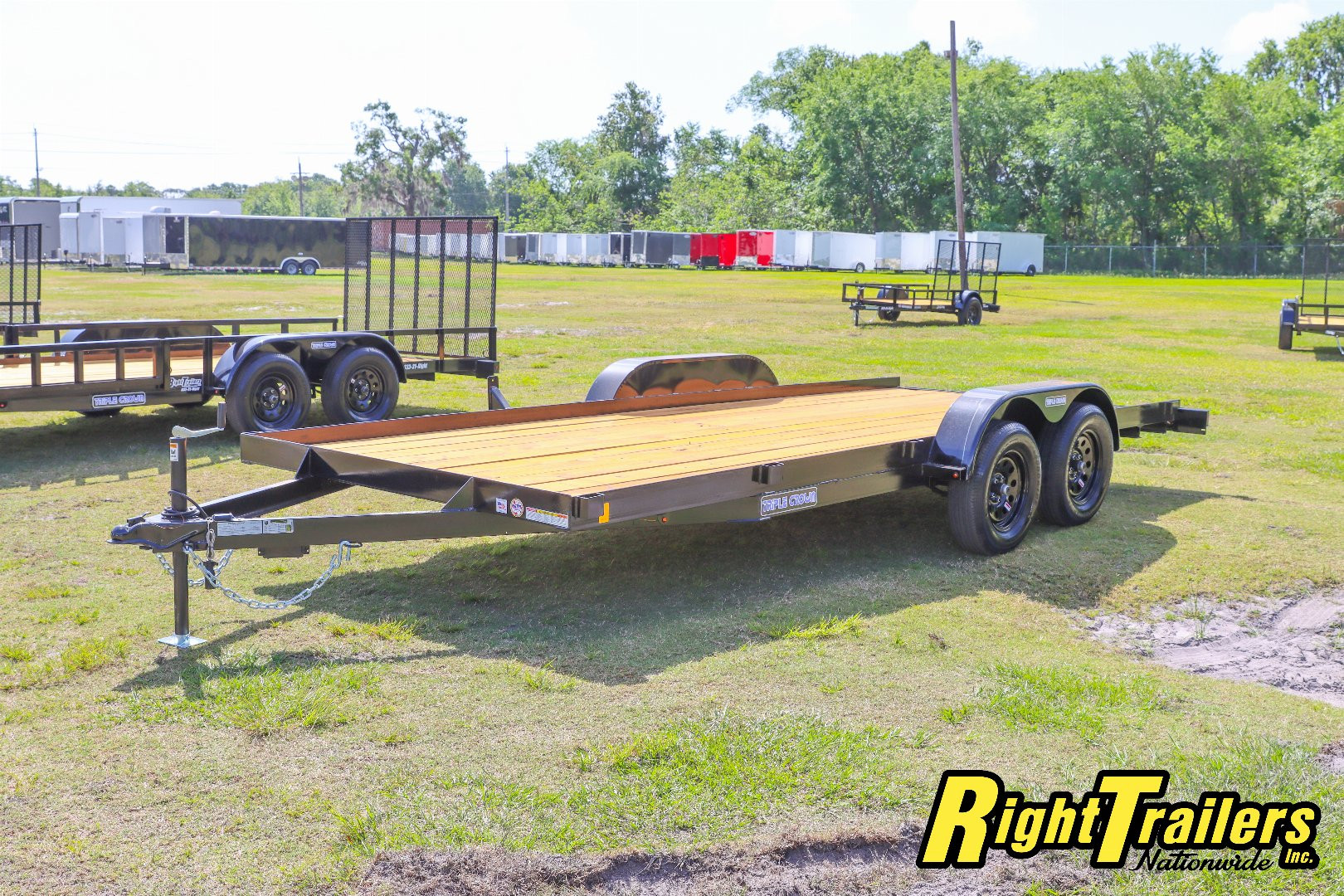 New 2025 7X18 Triple Crown Car Hauler
