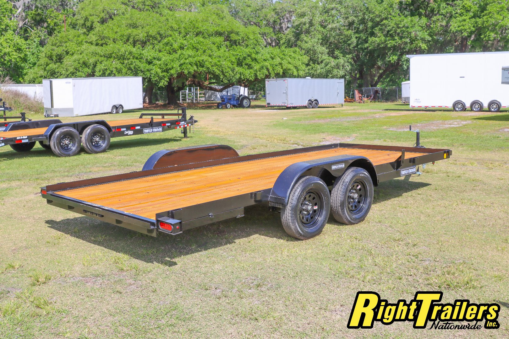 New 2025 7X18 Triple Crown Car Hauler