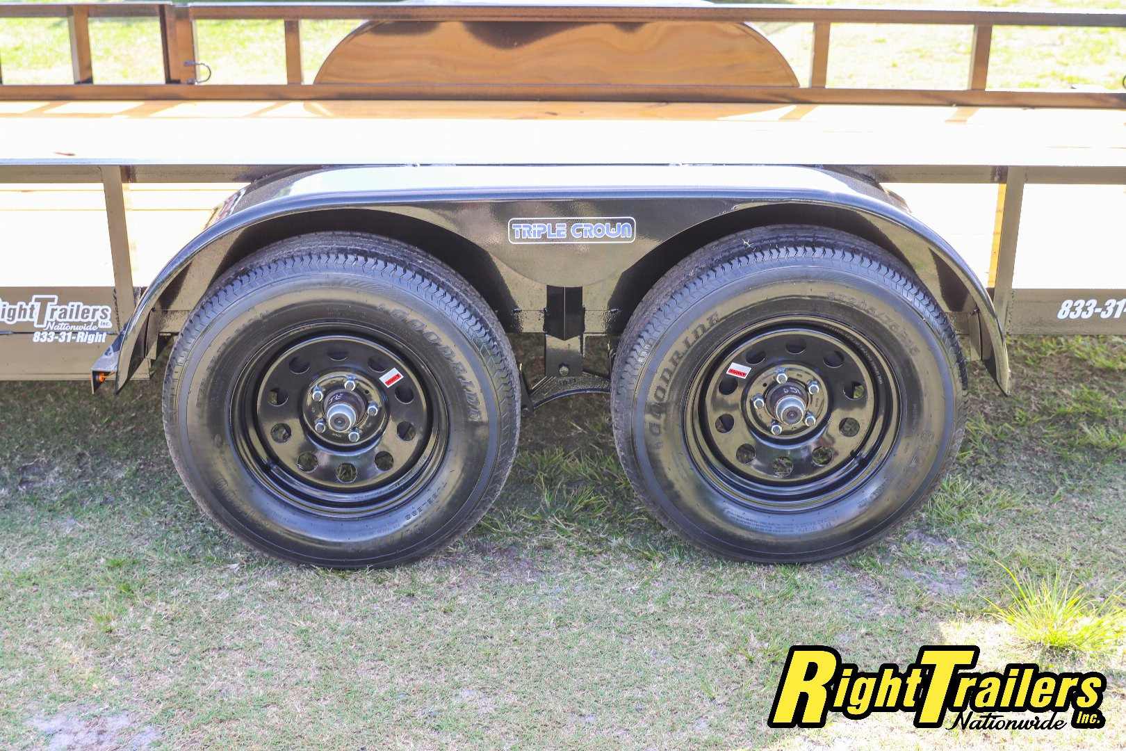 New 2025 7X16 Triple Crown ATV Utility Trailer