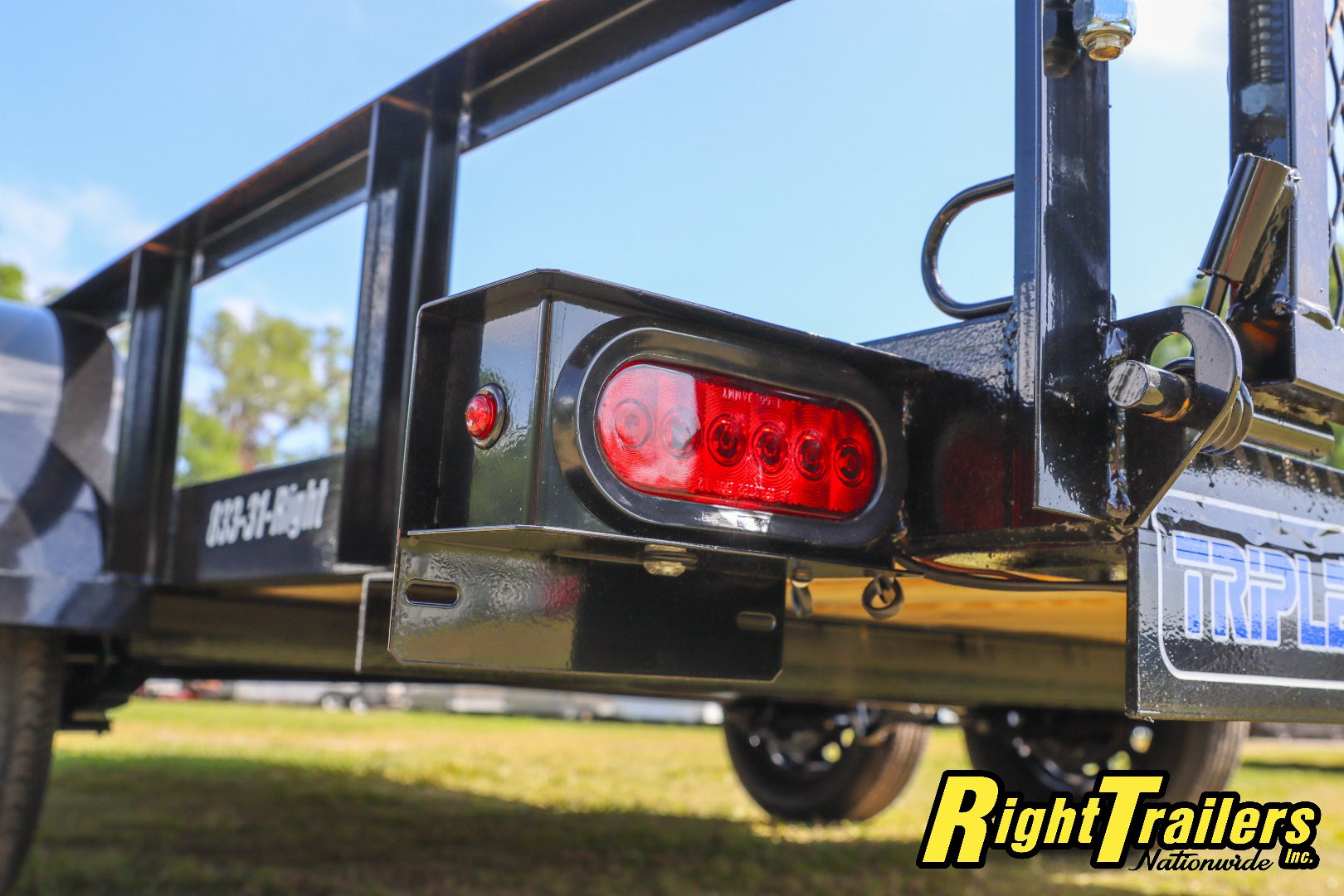 New 2025 7X16 Triple Crown ATV Utility Trailer