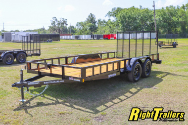 New 2025 7X16 Triple Crown ATV Utility Trailer