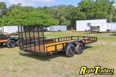 New 2025 7X16 Triple Crown ATV Utility Trailer