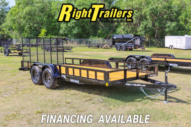 New 2025 7X16 Triple Crown ATV Utility Trailer