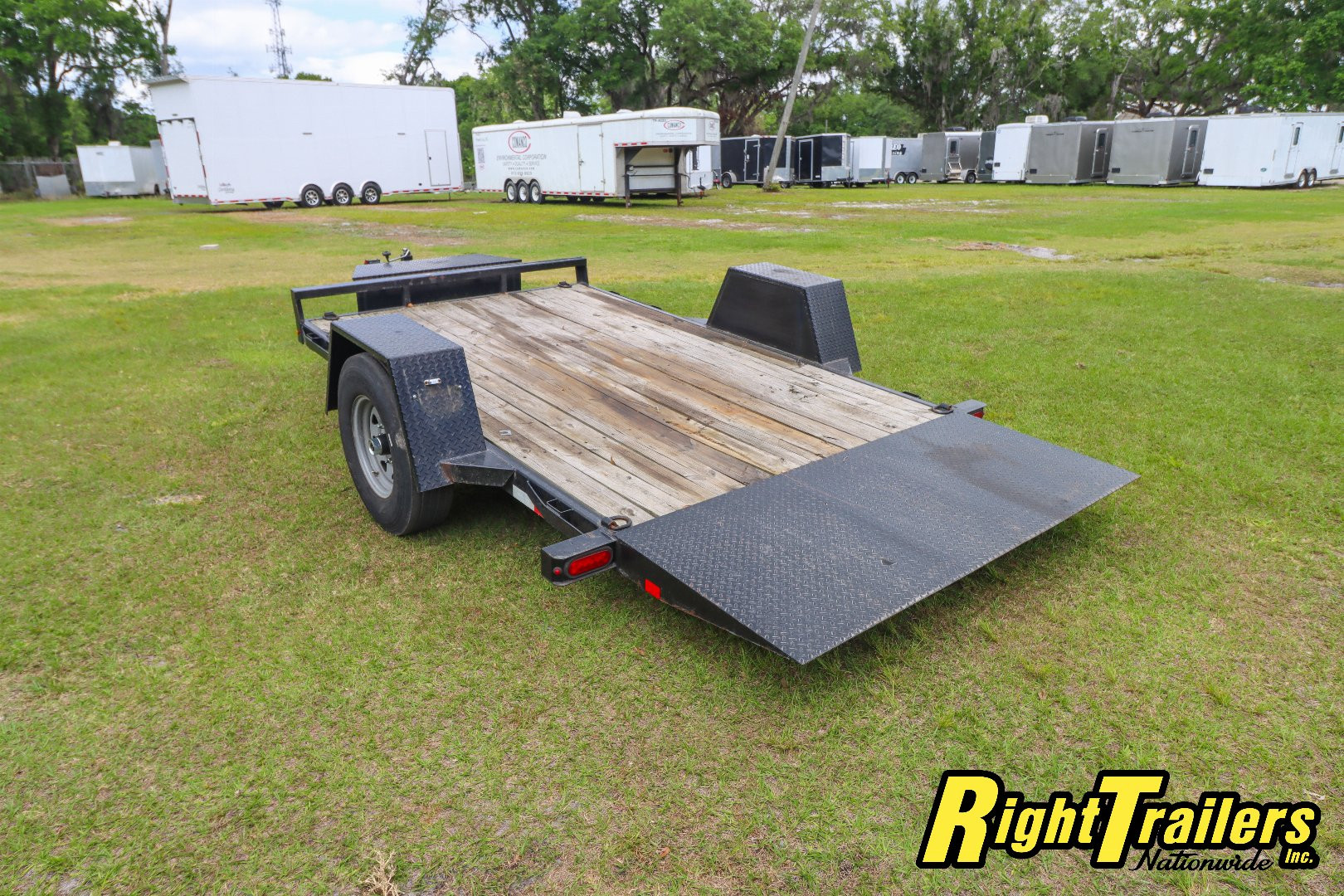 Used 2019 6.5X12.5 Novae Corp Tilt Trailer