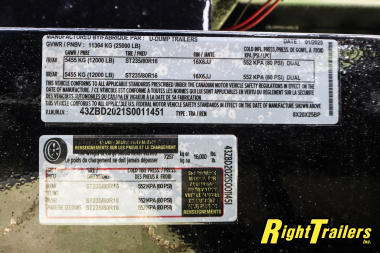 New 2025 8X20 U-DUMP DUMP TRAILER