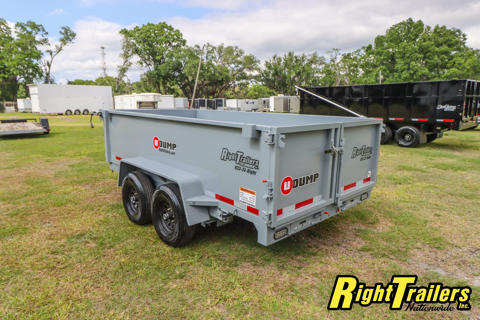 New 2025 6X12 U-Dump Dump Trailer