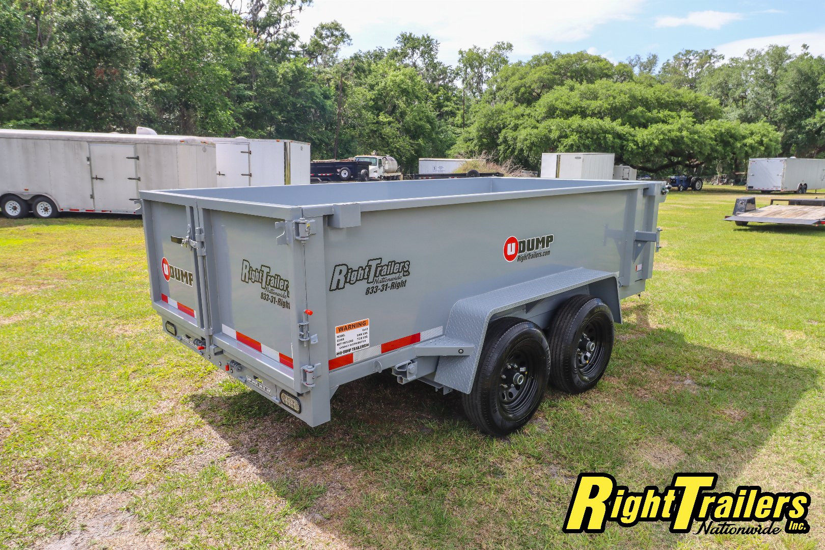 New 2025 6X12 U-Dump Dump Trailer