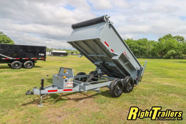 New 2025 6X12 U-Dump Dump Trailer