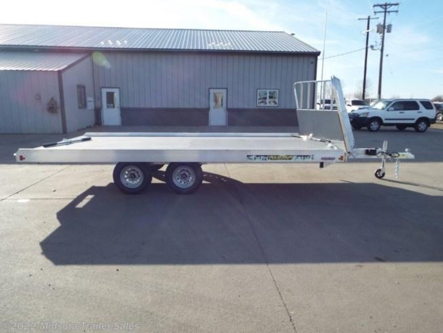 New 2023 Aluma8616D-TA-EL-R-13L - Snowmobile Trailer - 856