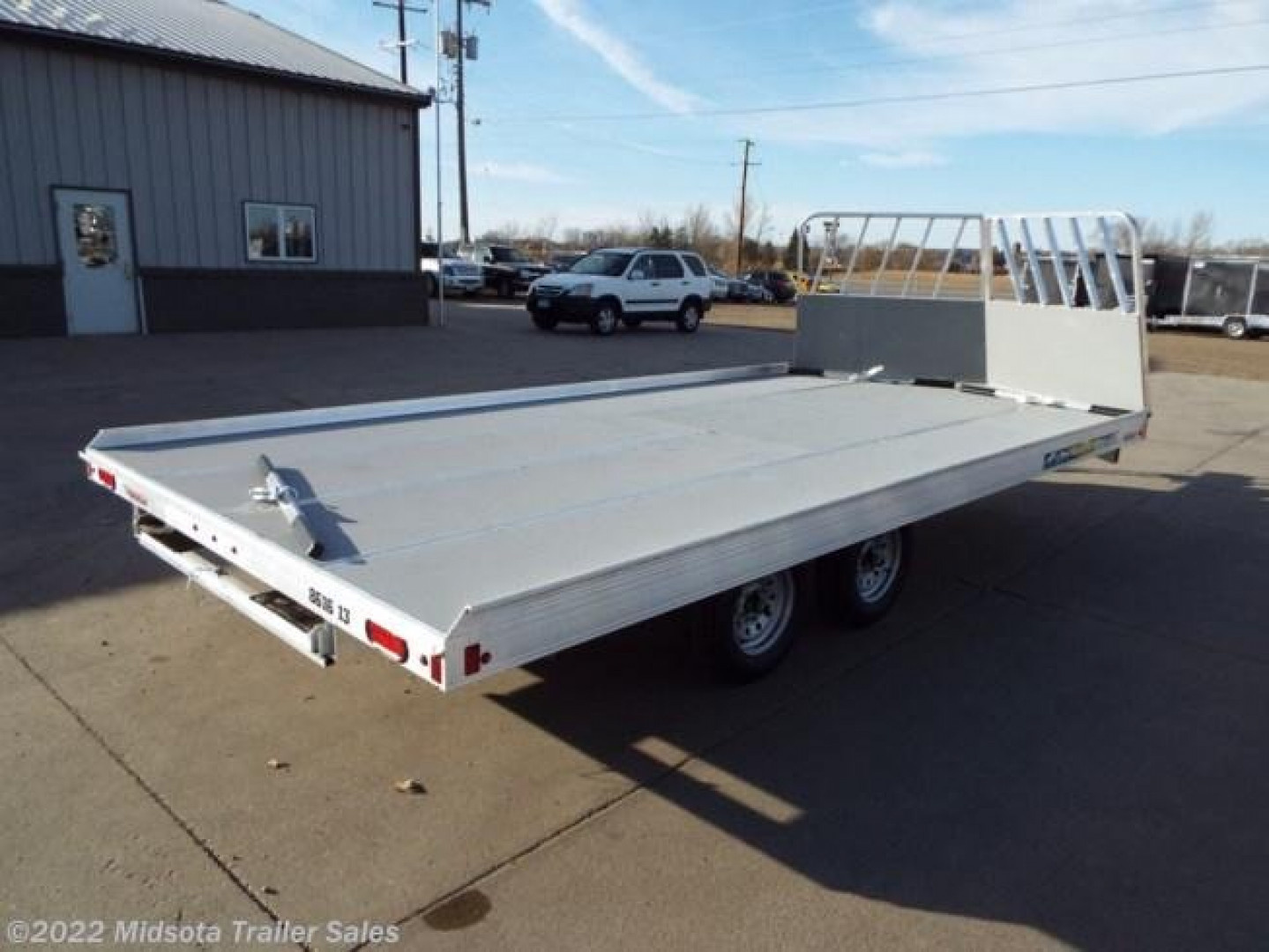 New 2023 Aluma8616D-TA-EL-R-13L - Snowmobile Trailer - 856