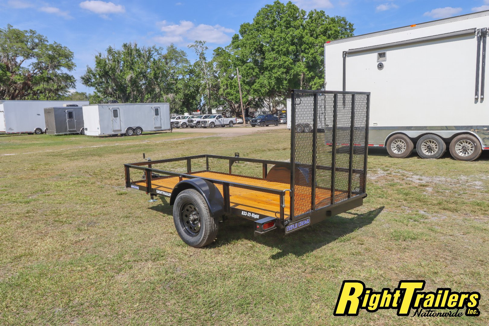 New 2025 5X10 Triple Crown Utility Trailer