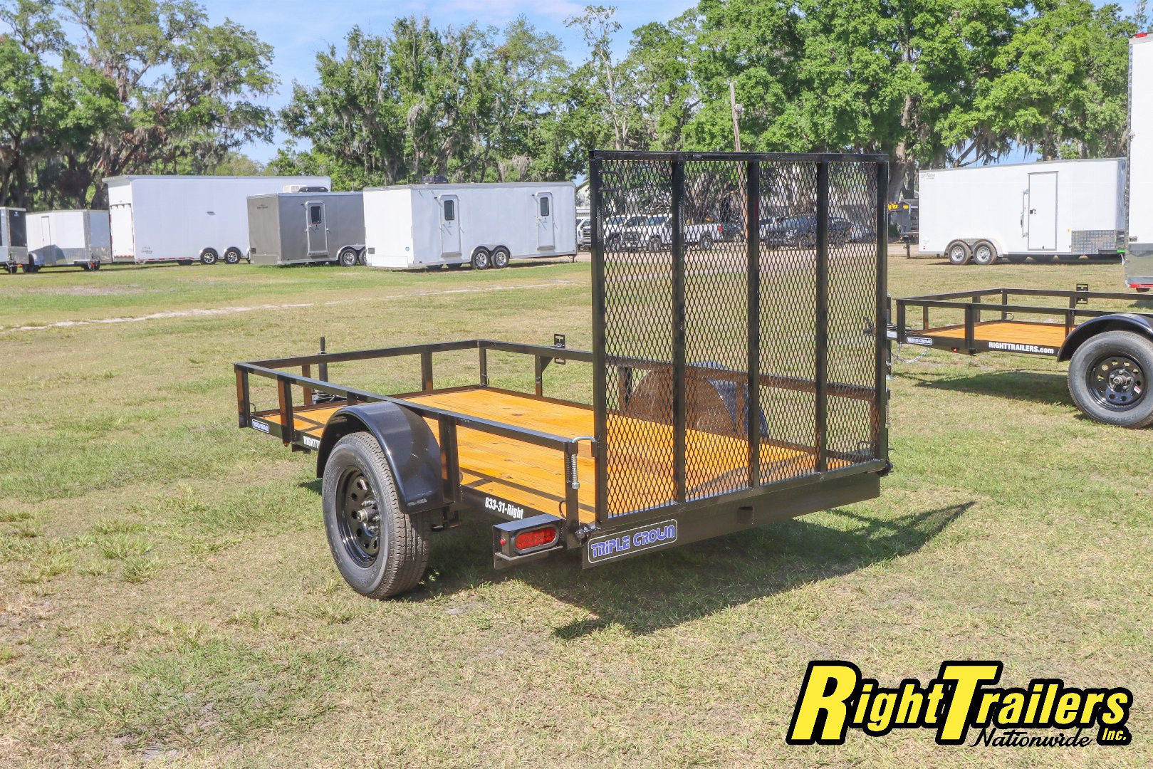 New 2025 5X10 Triple Crown Utility Trailer