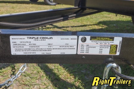 New 2025 5X10 Triple Crown Utility Trailer