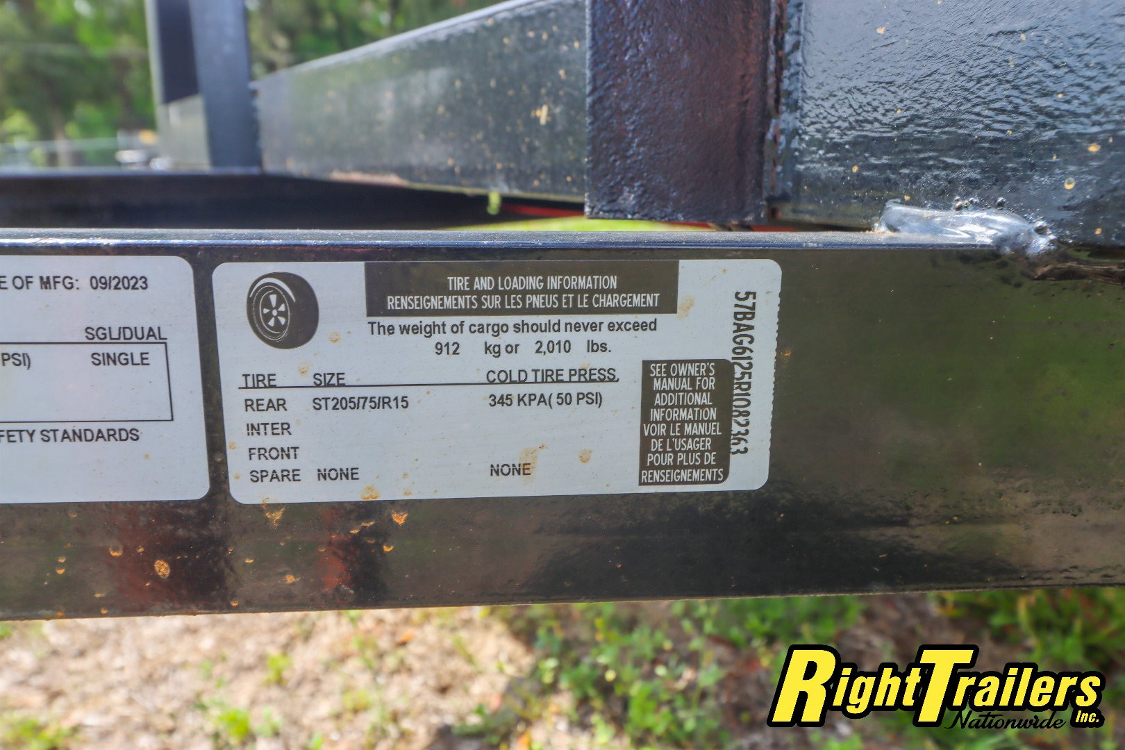 New 2024 6X12 Caliber Trailer Mfg Utility Trailer
