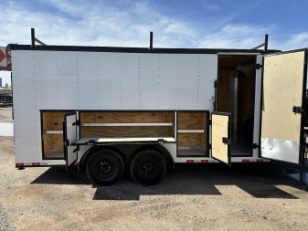 New 2025 Cargo Craft 7x18 Contractors Package