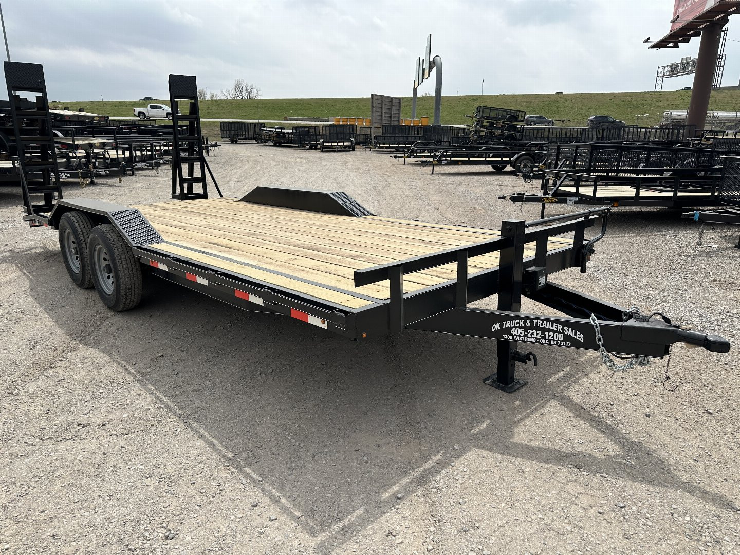 New 2025 Road Boss 102x20' Heavy Duty Bumperpull Equipment trailer Equipment Trailer