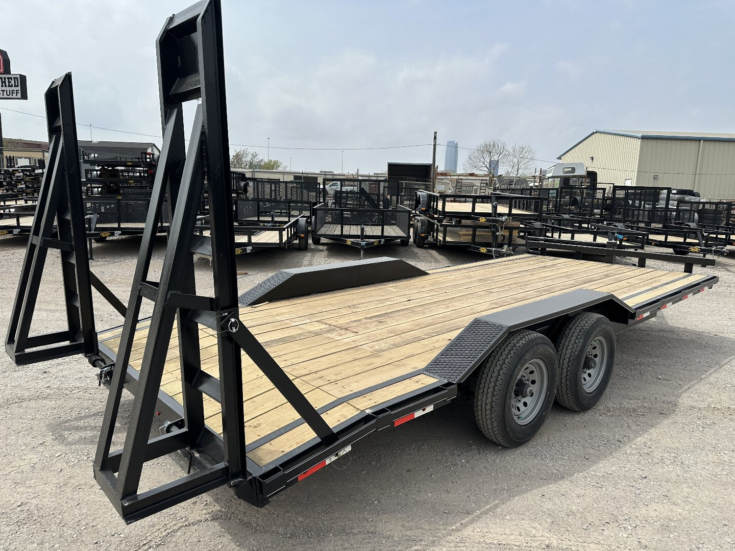 New 2025 Road Boss 102x20' Heavy Duty Bumperpull Equipment trailer Equipment Trailer