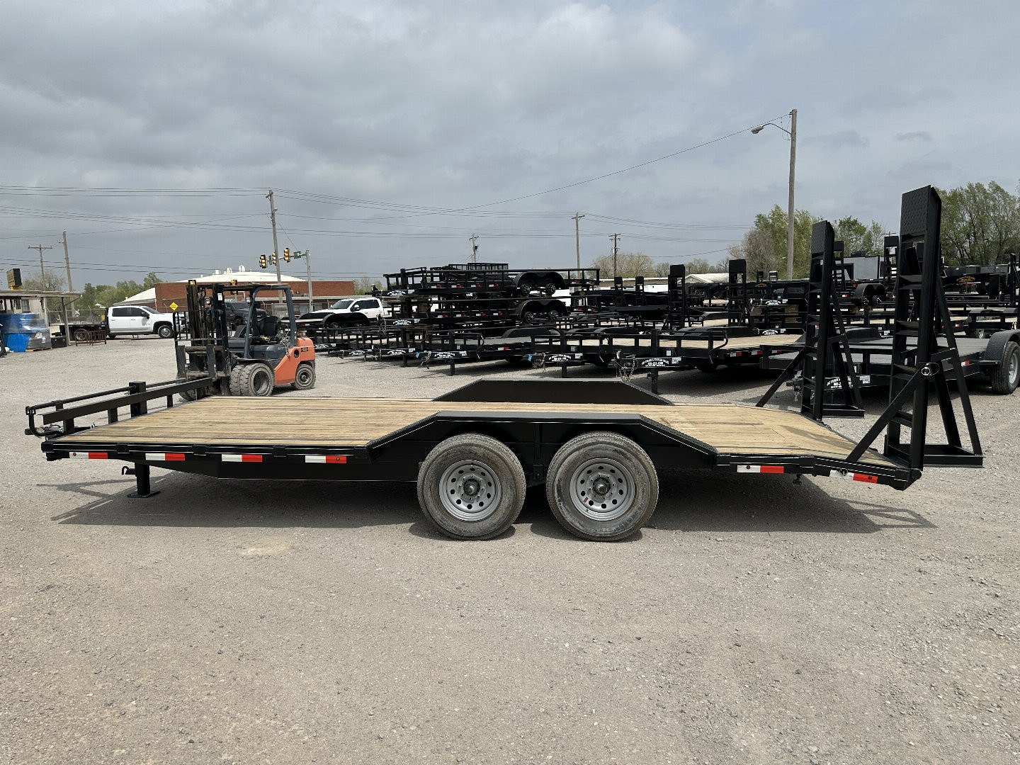 New 2025 Road Boss 102x20' Heavy Duty Bumperpull Equipment trailer Equipment Trailer