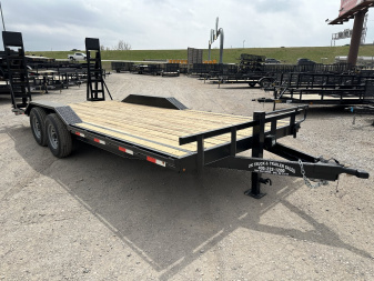 New 2025 Road Boss 102x20' Heavy Duty Bumperpull Equipment trailer Equipment Trailer
