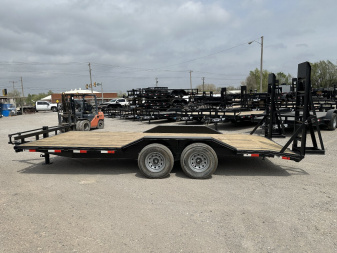 New 2025 Road Boss 102x20' Heavy Duty Bumperpull Equipment trailer Equipment Trailer
