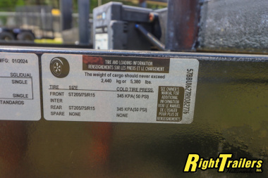 New 2024 6.5X16 Caliber Trailer Mfg Utility Trailer