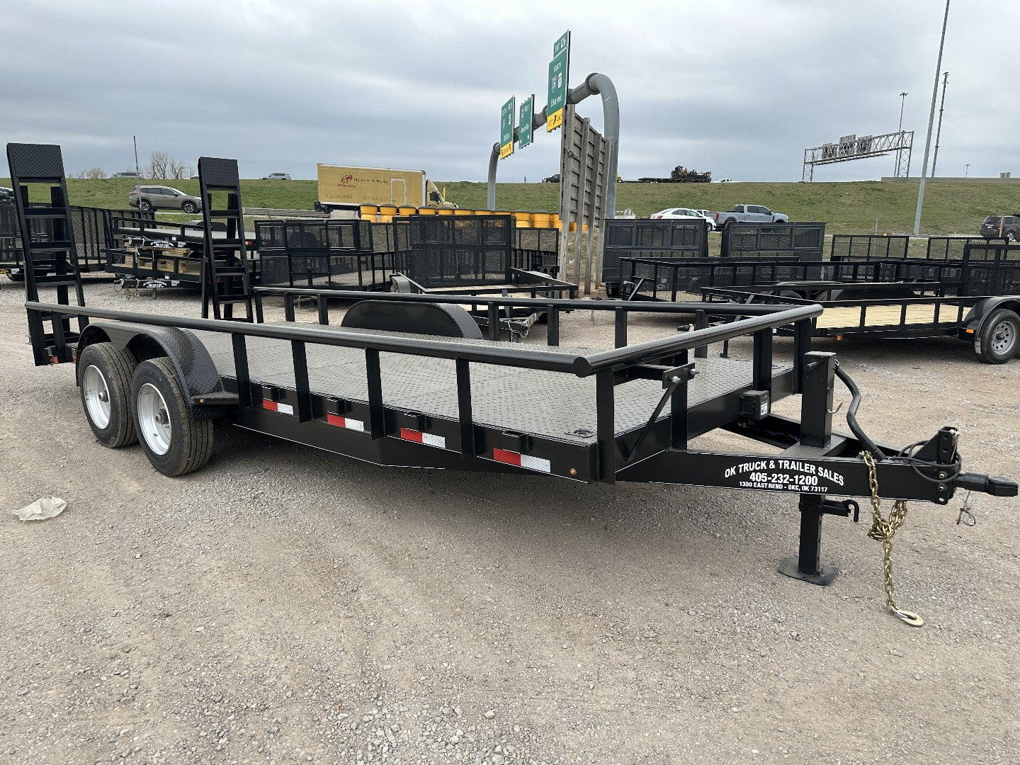 New 2025 Road Boss 83x20hdbp8kstlpipesur Equipment Trailer
