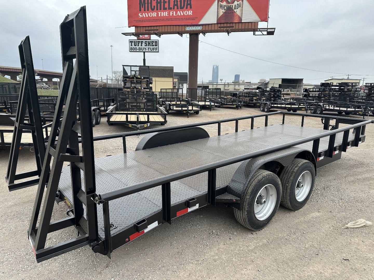 New 2025 Road Boss 83x20hdbp8kstlpipesur Equipment Trailer