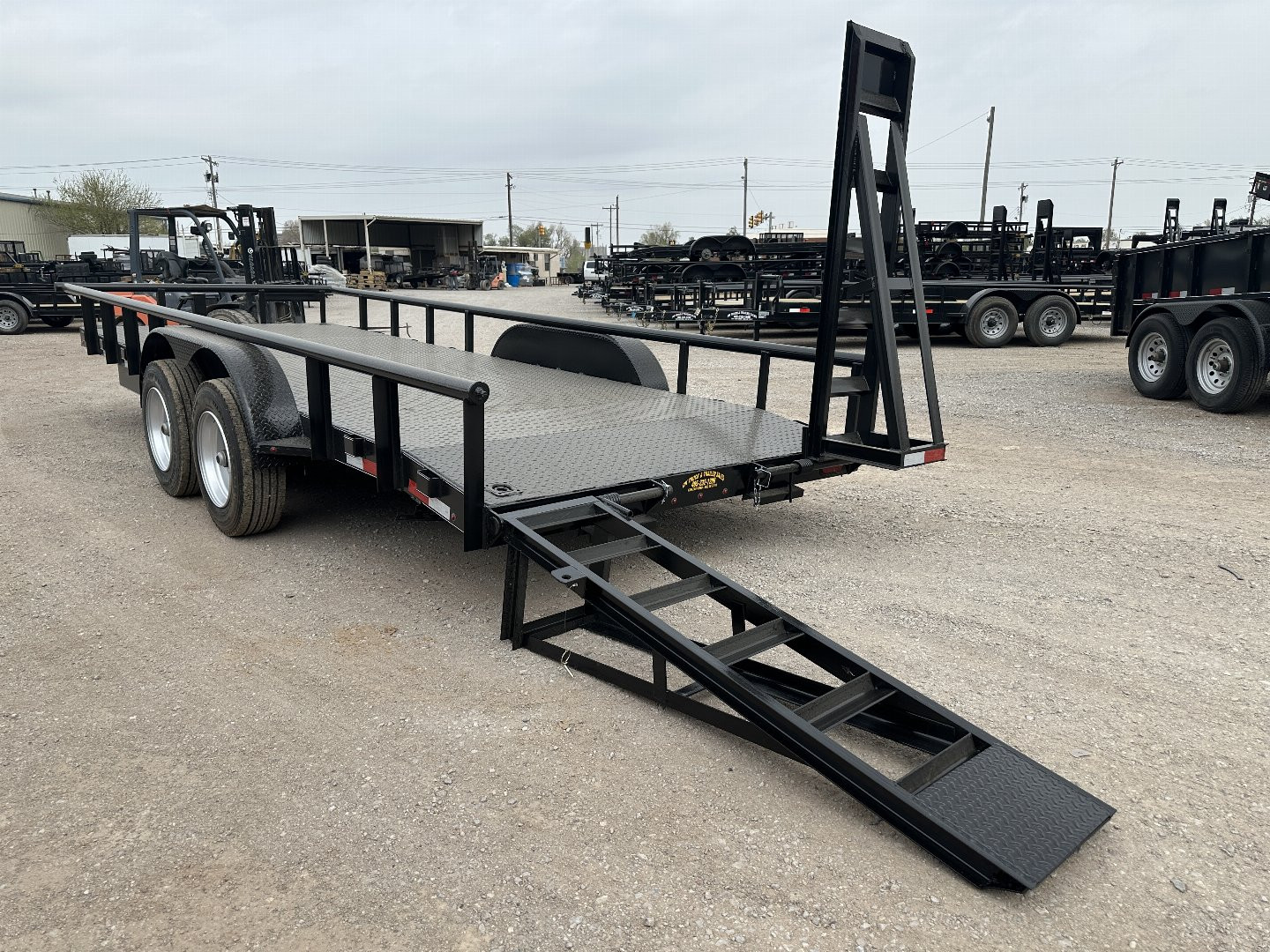 New 2025 Road Boss 83x20hdbp8kstlpipesur Equipment Trailer