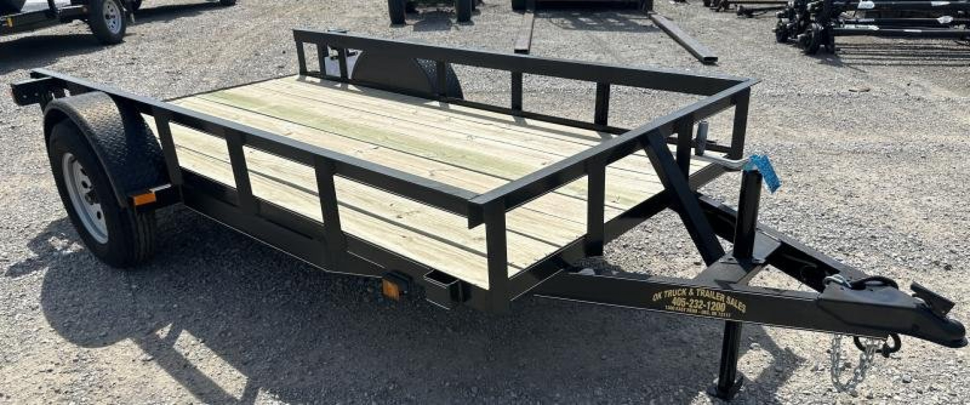 New 2025 Road Boss 5x10 Single Axle Basic Utility Trailer