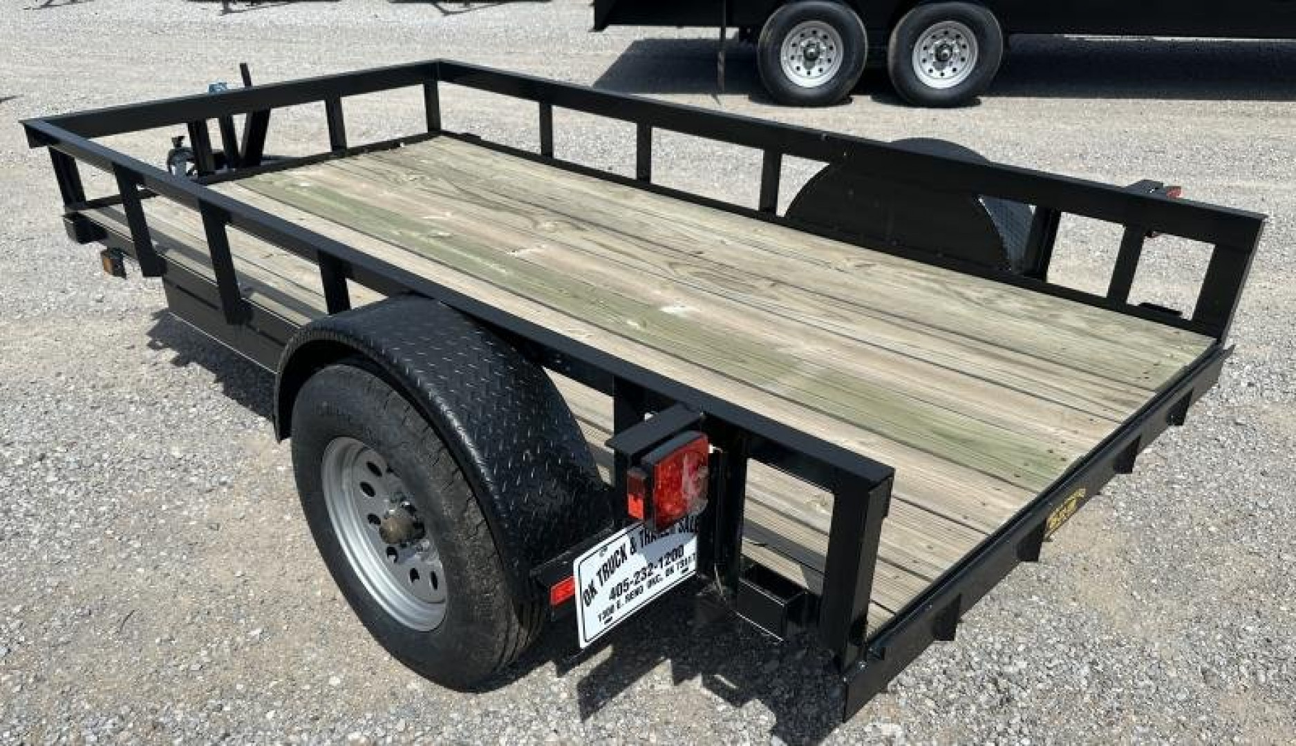 New 2025 Road Boss 5x10 Single Axle Basic Utility Trailer