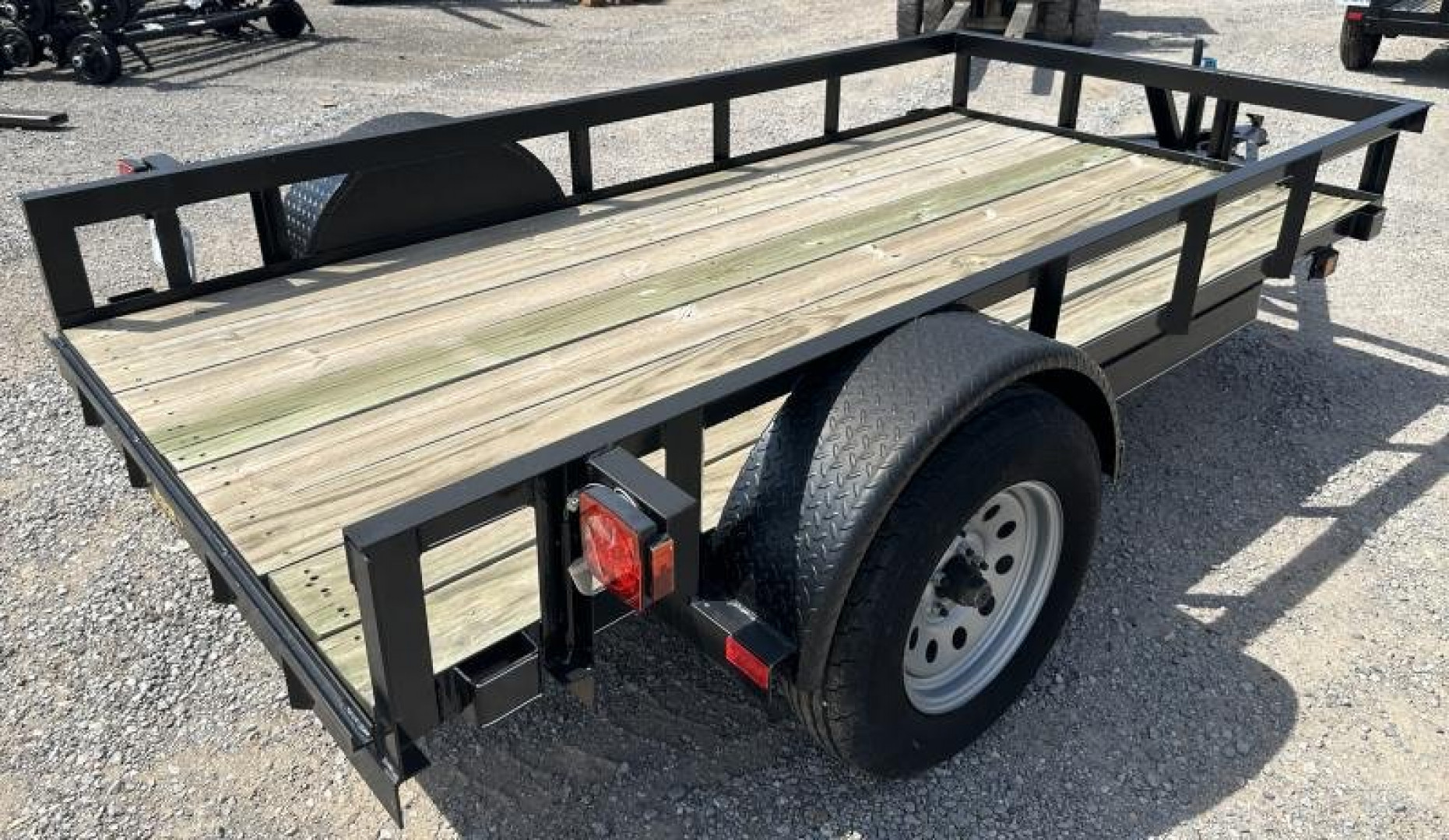 New 2025 Road Boss 5x10 Single Axle Basic Utility Trailer