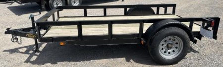 New 2025 Road Boss 5x10 Single Axle Basic Utility Trailer