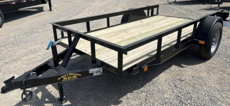 New 2025 Road Boss 5x10 Single Axle Basic Utility Trailer