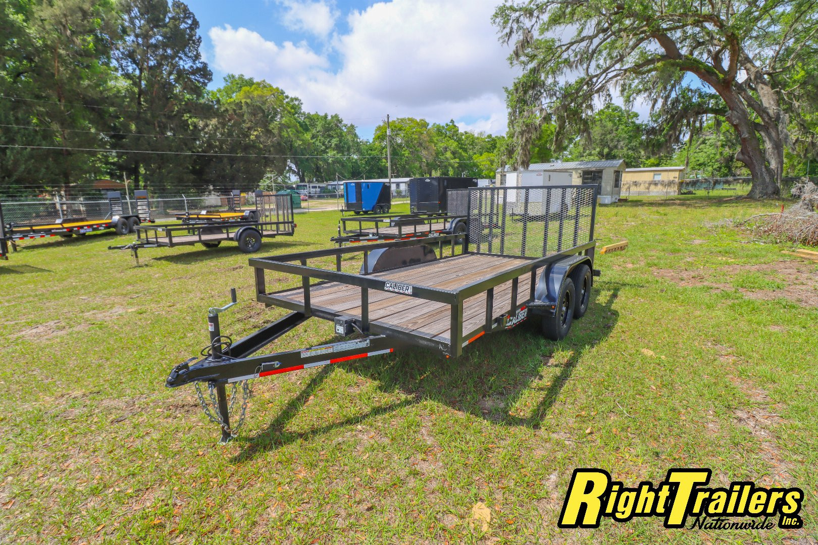 New 2024 7X14 Caliber Trailer Mfg Utility Trailer