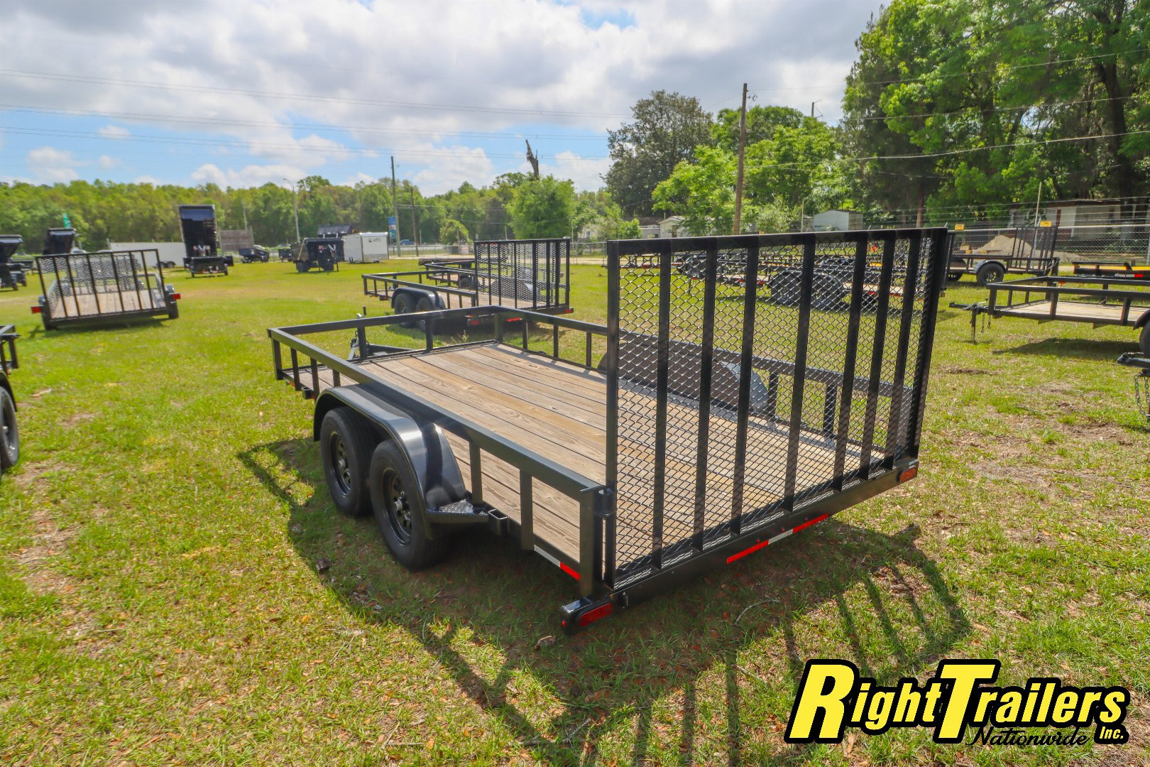 New 2024 7X14 Caliber Trailer Mfg Utility Trailer