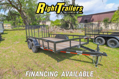New 2024 7X14 Caliber Trailer Mfg Utility Trailer