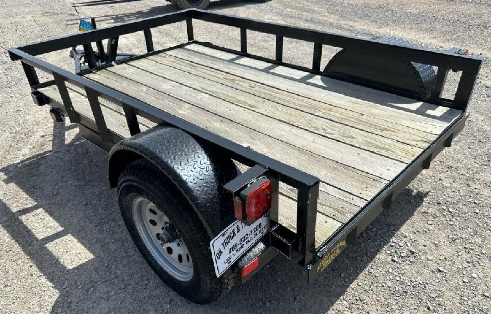 New 2025 Road Boss 5'x8' Single Axle Basic Utility Trailer