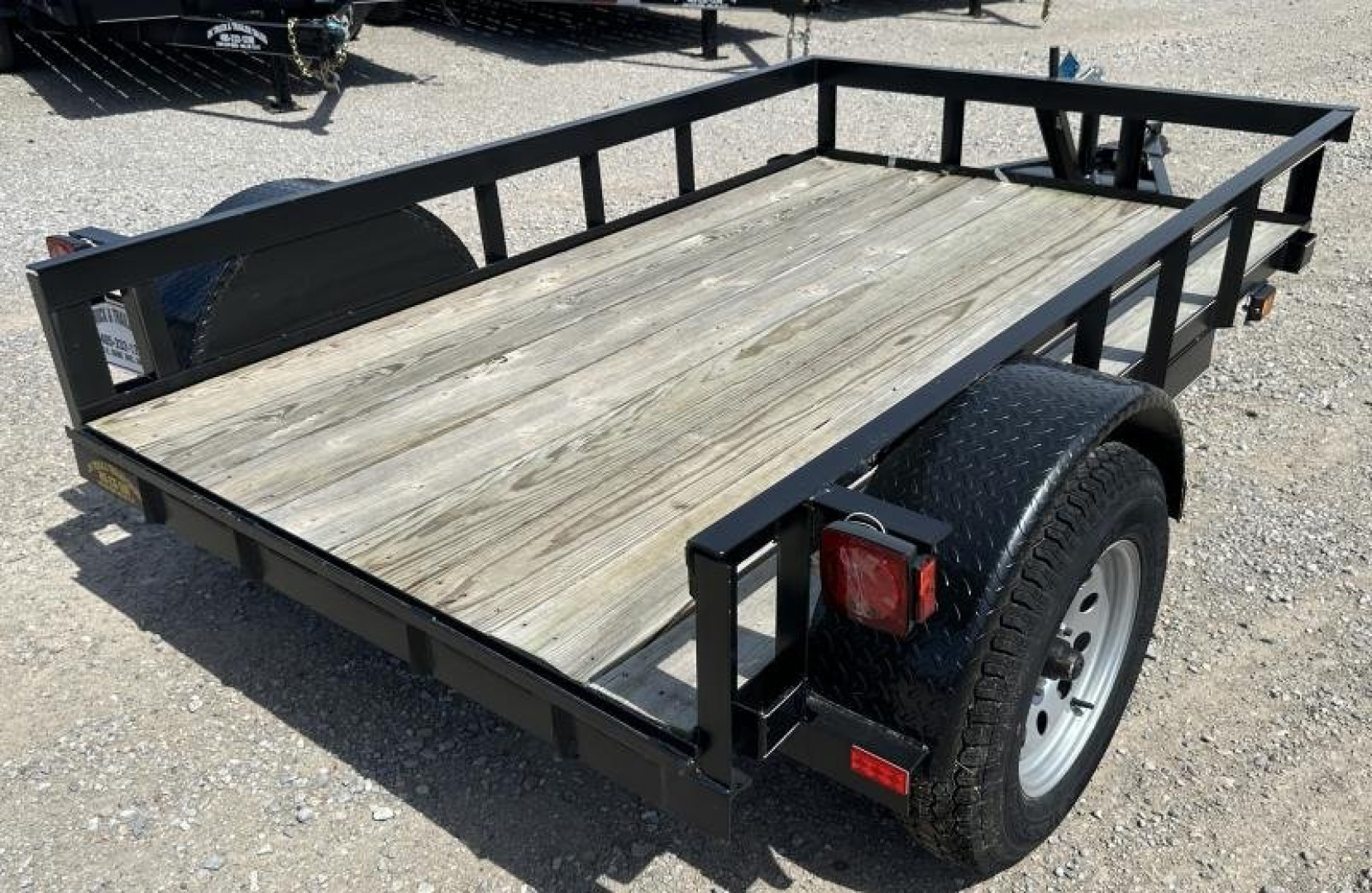 New 2025 Road Boss 5'x8' Single Axle Basic Utility Trailer