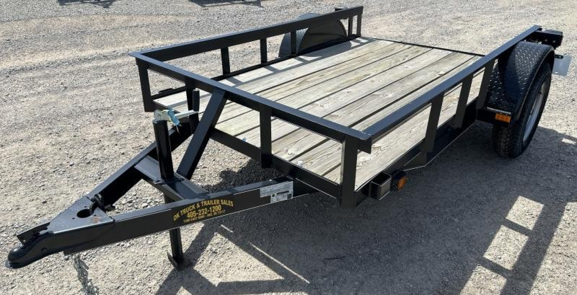 New 2025 Road Boss 5'x8' Single Axle Basic Utility Trailer