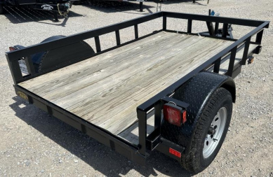 New 2025 Road Boss 5'x8' Single Axle Basic Utility Trailer