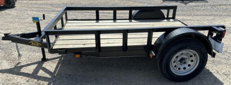 New 2025 Road Boss 5'x8' Single Axle Basic Utility Trailer