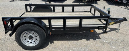 New 2025 Road Boss 5'x8' Single Axle Basic Utility Trailer