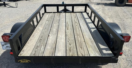 New 2025 Road Boss 5'x8' Single Axle Basic Utility Trailer