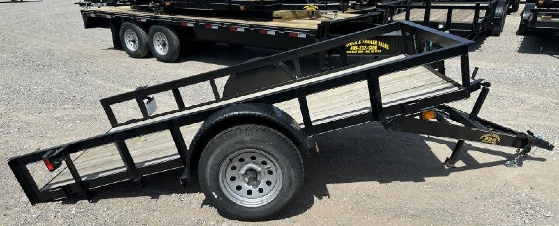 New 2025 Road Boss 5'x10' Single Axle Tilt Utility Trailer