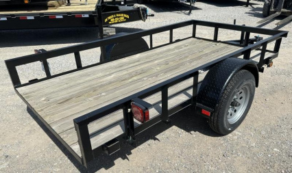 New 2025 Road Boss 5'x10' Single Axle Tilt Utility Trailer