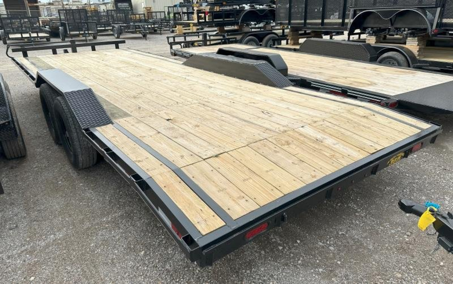 New 2025 Road Boss 102x24 Bumperpull 7k Drive Over Car Hauler Equipment Trailer