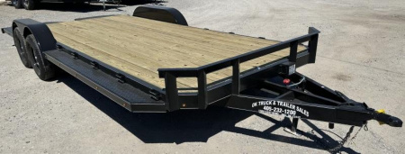 New 2025 Road Boss 102x20 Split Dove Wood Floor Car Hauler Car / Racing Trailer
